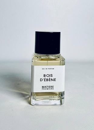Парфюмированная вода matiere premiere bois d'ebene, 100 мл