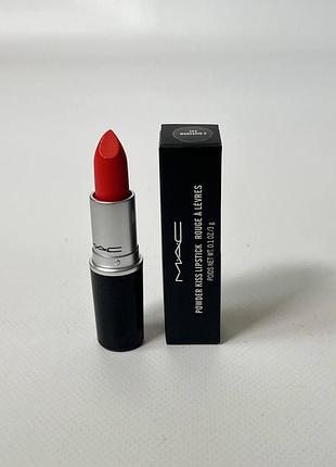 Помада губна mac powder kiss lipstick 308 mandarin (773602434374)