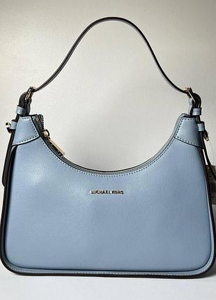 Сумка жіноча michael kors medium wilma leather bag blue