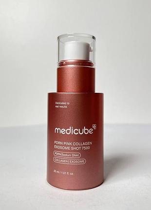 Сыворотка-бустер для лица medicube pdnr pink collagen exosome shot 7500, 30 мл