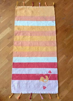 Коврик 138х67 см в детскую комнату коттон