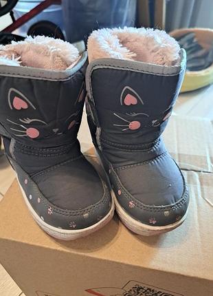 Чоботи зимові 21 розмір
