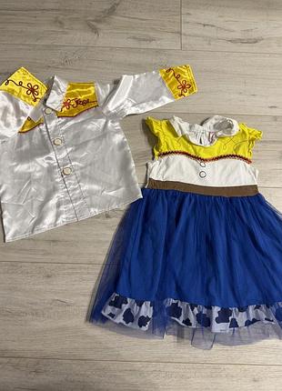 Карнавальний костюм джессі / ковбойка/ історія іграшок/ плаття джессі / 92-98 см