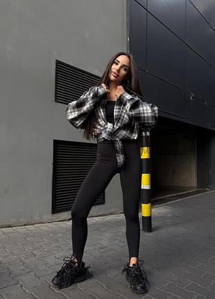 Теплі жіночі лосини на флісі