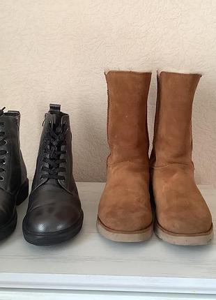 Черевики жіночі зимові шкіра, замша