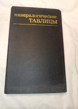 1981 спавочник минералогические таблицы.