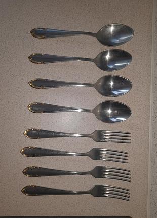 Вилки и ложки с нержавейки .цена одной