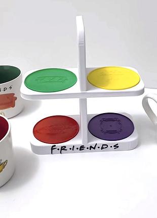 Підставка чашки friends mcdonalds,кружки друзі макдональдз