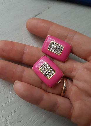 Клипсы эмаль латунь