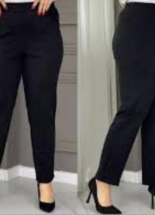 Новые классические базовые черные брюки батал the straight leg, 20/ 48/ 4xl/56.