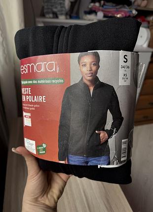 Кофта на флісі жіноча esmara євро розмір xs 32/34.