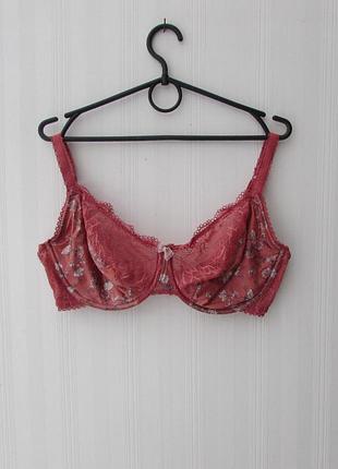 М'який бюстгальтер із мереживом 90f rouge gorge