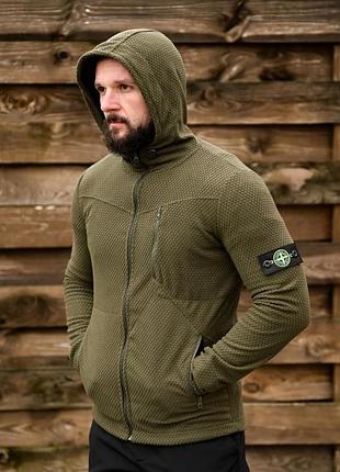Флисовая термокофта stone island масло тр6515