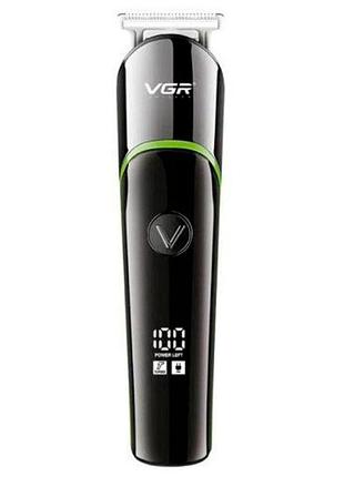 Тример для стриження vgr v-291, чорно-зелена