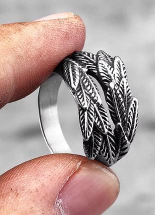 Каблучка, стильний перстень, печатка для чоловіків сталеве rome 20 з медичної нержавіючої сталі з крилами limited edition