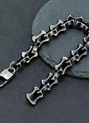 Браслет для мужчин, изготовленный из стали old bone из нержавеющей медицинской стали серебристый 17-19 см 15-17 см limited edition