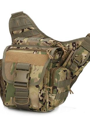 Тактична військова сумка a03 через плече мультикам