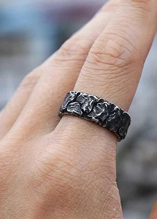 Cталеве кільце чоловіче oldruna 20 печатка стильний перстень із медичної нержавіючої сталі з рунами limited edition 21