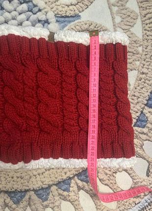 Хомут шарф оригінал ,з теплим хутром