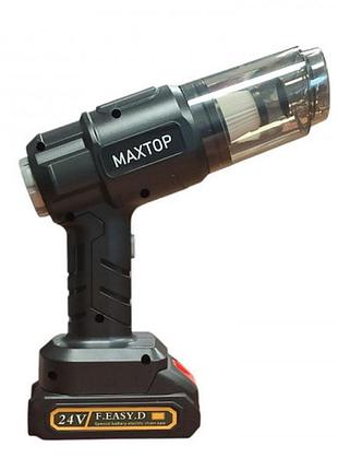 Пылесос автомобильный аккумуляторный maxtop mp 251 10206, черный