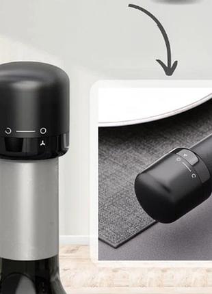 Пробка вакуумная для вина многоразовая мини стоппер силикон пластиковый герметичный 18-19мм