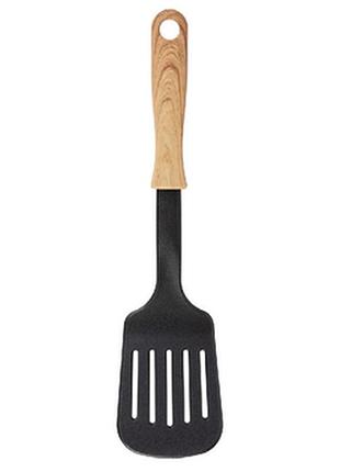 Кухонная лопатка ernesto с ручкой под дерево kh-12250