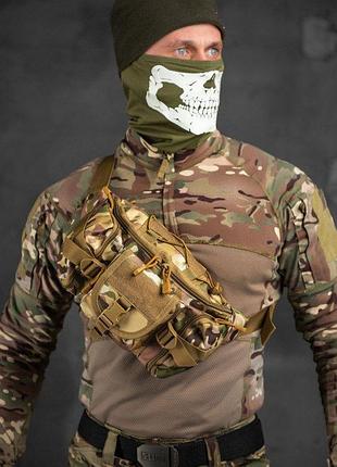 Сумочка на пояс тактична військова бананка мультикам