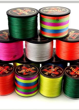 Шнур риболовний плетений ghotda 150м, 8 жил, 0.16мм, навантаження 9.9кг, синій