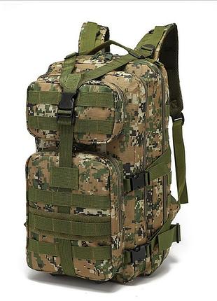 Рюкзак тактичний військовий a10 800d хижак зелений піксель
