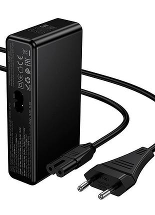 Адаптер сетевой hoco c151a usb, 6type-c, qc, черный 2