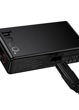 Адаптер сетевой hoco c151a usb, 6type-c, qc, черный 3