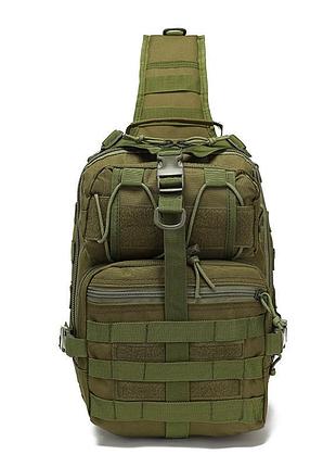 Сумка-рюкзак тактическая военная a92 800d, черная, 15 л олива