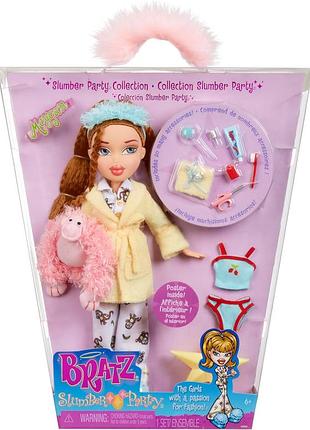 Лялька bratz slumber party meygan братц мейган піжамна вечірка кукла