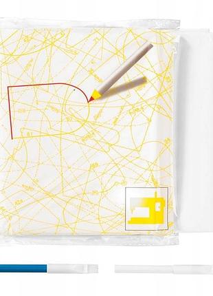 Набір для копіювання викройок на тканину crelando 12 елементів tk-7100