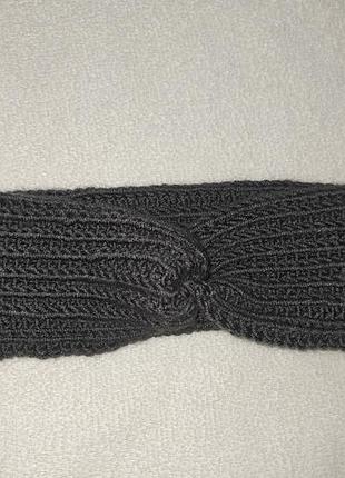 🩶 в’язана пов’язка на голову