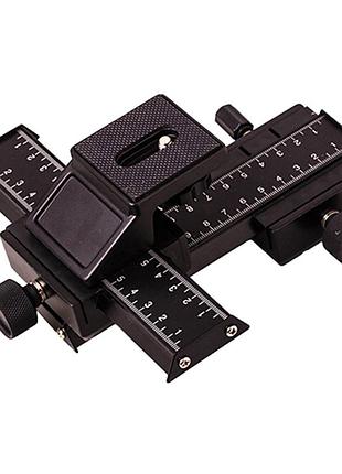 Двухуровневая макро-рельса lp-04 shoot xt-360 для точной фокусировки камеры и макросъемки