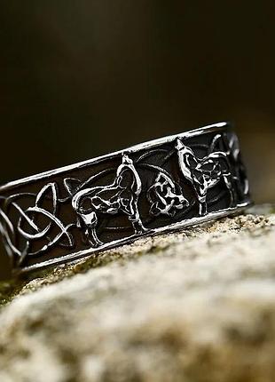 Чоловіча сталева каблучка phoenix 20 перстень з медичної нержавіючої сталі 316l 22