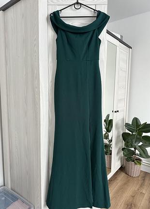 Довга смарагдова сукня, s/m