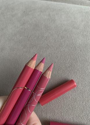 Набір з 3 олівців для губ нові рожеві