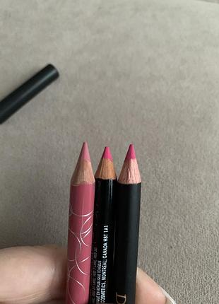 Набір з 3 олівців для губ, нові