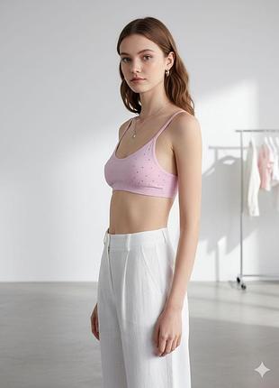 Топ топік базовий класичний новий 2xs зі стразами