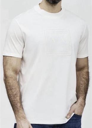 Футболка armani exchange молочно-біла оригінал xxl нова