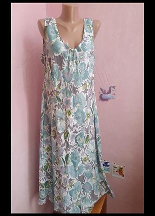 Льняное платье, без застежек