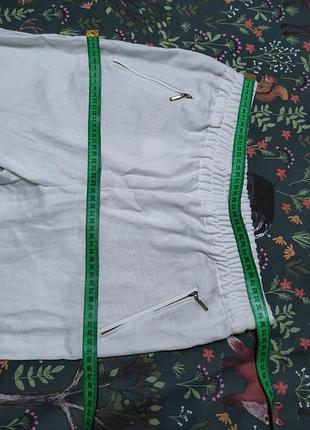 Белые брюки zara 6