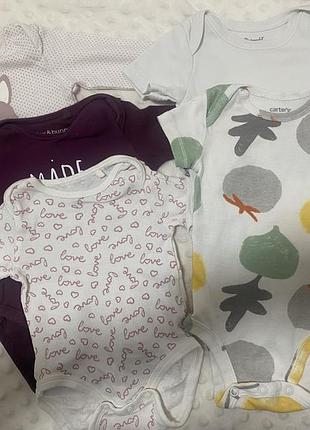 Набір боді для дівчинки 62 розмір - 5 шт від sinsay, c&a