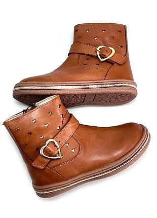 Демісезонні черевики дівчинці friboo р 24. дитячі черевики на флісі