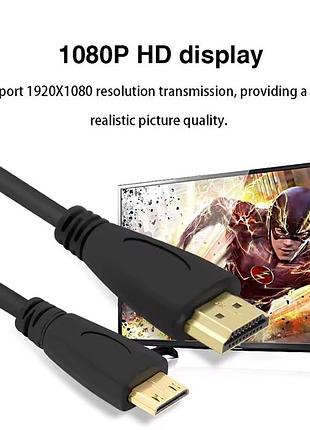 Кабель mini hdmi (type c) - hdmi (type a) v2.0 2м 3