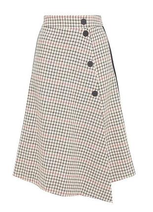 Спідниця у клітинку та гусячу лапку maje з вовною, s-m