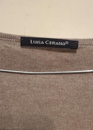 Джемпер luisa cerano шелк-кашемир. 3