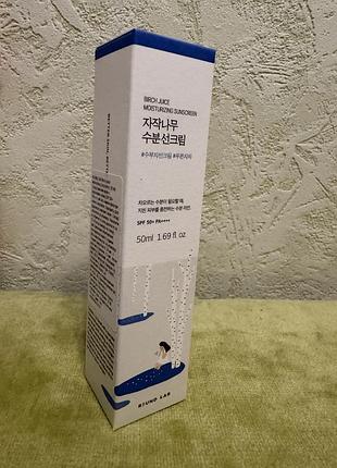Round lab birch juice moisturizing cream – зволожуючий крем для обличчя з березовим соком 50 мл